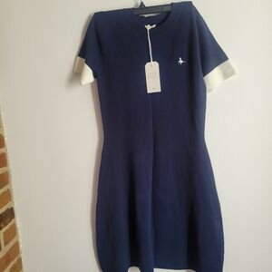 Jack Wills Tight Fitted Dress  Women's Us Size 6 Nwt Navy